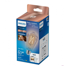 Inteligentna żarówka LED 7W ST64 E27 sterowana aplikacją lub pilotem PHILIPS WiZ Connected 8719514372245
