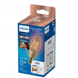 Inteligentna żarówka LED 4,9W C35 E14 sterowana aplikacją lub pilotem PHILIPS WiZ Connected 8719514372085