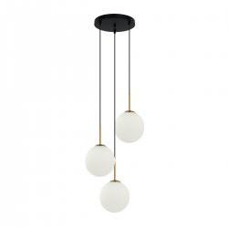 Deore lampa wisząca PND-5578-3S-BRO-BK ITALUX