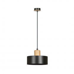 1046/1 - Lampa wisząca  TORIN 1 BLACK - EMIBIG