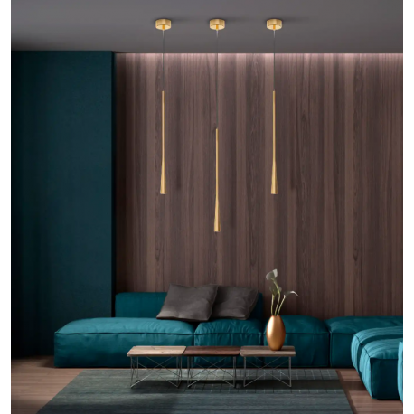 Lampa Wisząca Elysia 1xLED Złota PL0121-GD YASKR