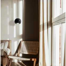 Lampa Wisząca Aurenia 1xLED Czarna PL0122-CB YASKR