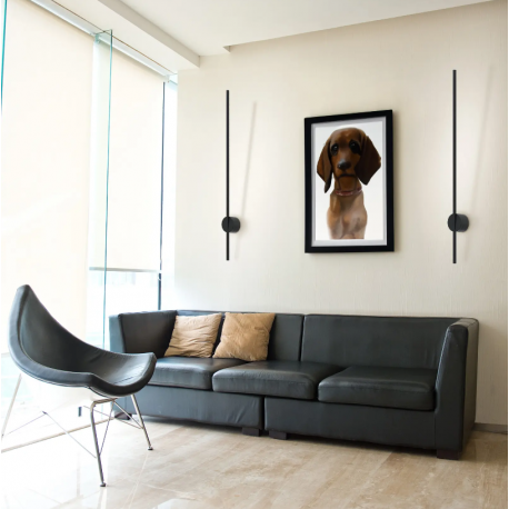 Kinkiet Chloe 1xLED Czarny IP44 WL0107-BK YASKR