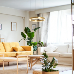 Żyrandol Aurum S 1xLED Złoty PL0116-50 YASKR