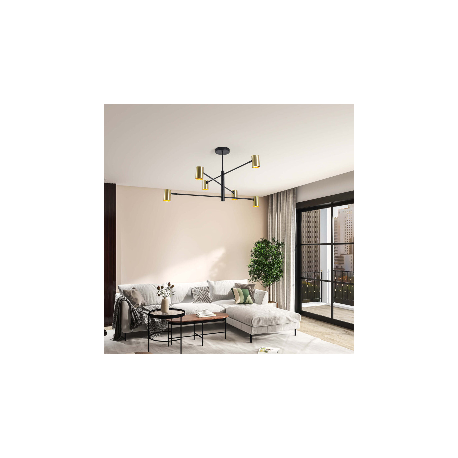 LP-731/6P GD SNOW 6 WISZĄCY ZŁOTY LIGHT PRESTIGE