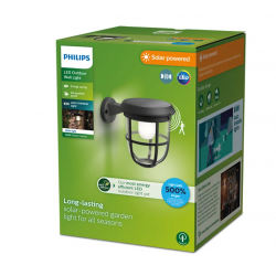 8720169267176 LAMPA OGRODOWA KINKIET SOLARNY RADII 1,3 W PHILIPS