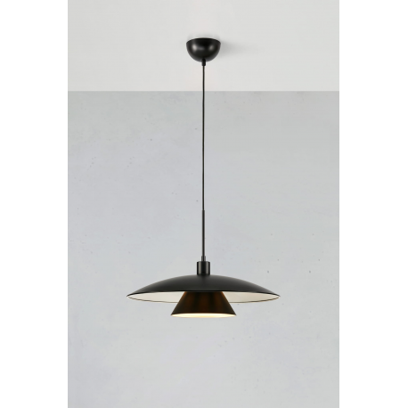 108431Markslojd MILLINGE Wisząca 1L Czarny Matowy