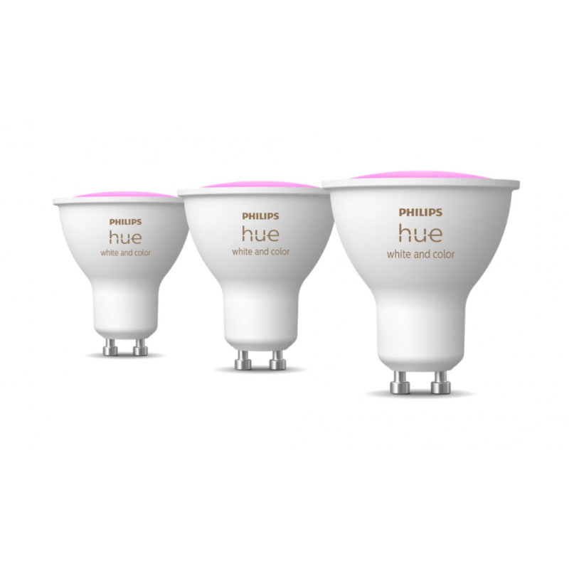 8720169229877 Zestaw 3 żarówek LED Hue GU10 – białe i kolorowe PHILIPS HUE