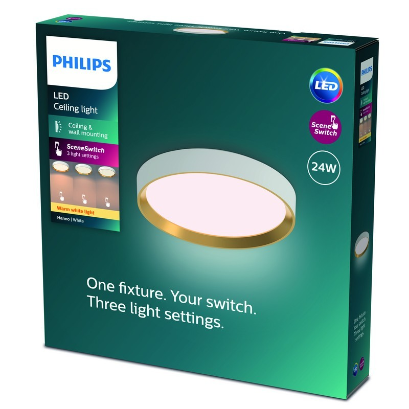 8720169301375 PLAFON Lampa sufitowa 24 W PHILIPHANNO 8720169301375 PLAFON Lampa sufitowa 24 W PHILIPS LED 2700KD 2700K