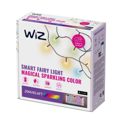8720169076969 LAMPKI NA CHOINKĘ RGB STEROWANE GIRLANDA WIZ PHILIPS