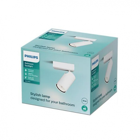 8720169299078 Sufitowy/ścienny reflektor punktowy Idris IP44 ŁAZIENKA PHILIPS