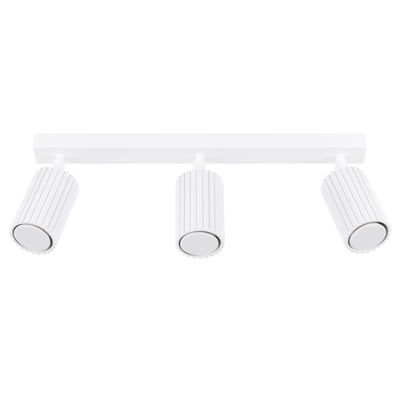 SL.1543 Plafon KARBON 3L biały LAMPA REFLEKTORY SPOTY SOLLUX