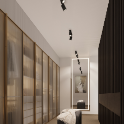 SL.1581 Plafon KARBON 3L czarny LAMPA REFLEKTORY SPOTY SOLLUX