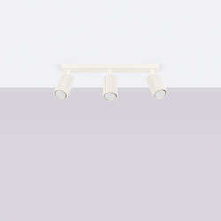 SL.1600 Plafon KARBON 3L beżowy LAMPA REFLEKTORY SPOTY SOLLUXSPOTY SOLLUX