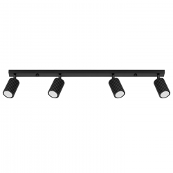 SL.1584 Plafon KARBON 4L czarny REFLEKTORY SPOTY LAMPA...