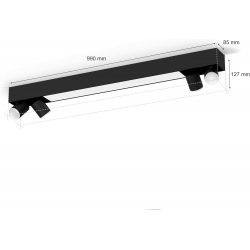 8720169318557 Centris 4, sufitowy reflektor punktowy  PHILIPS HUE
