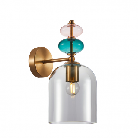 Busco WL-30263-1B-BRO-SG KNKIET SZKLANY DEKORACYJNY ITALUX