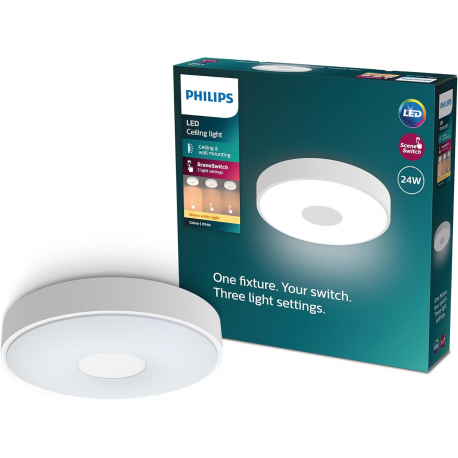 8720169301252 Lampa sufitowa 24 W PLAFON PHILIPS