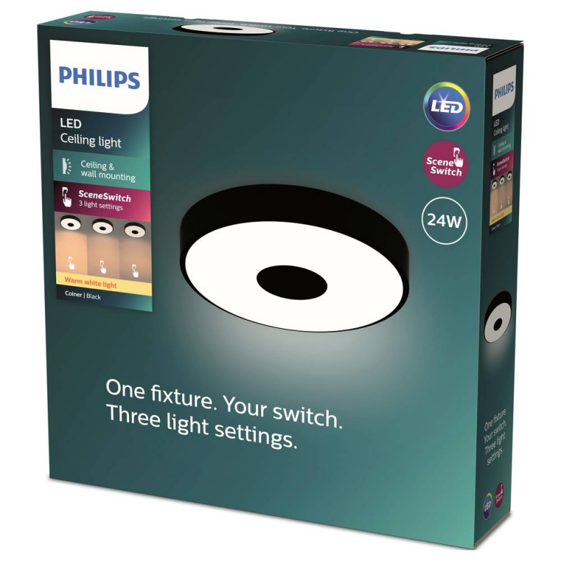 Coiner 8720169301313 Lampa sufitowa 24 W PLAFON PHILIPS 4000K