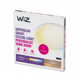 PLAFON SUPERSLIM 8719514338012 WIZ sterowana aplikacją lub pilotem 16W