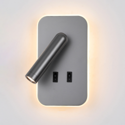 DORIA WL-83957-1-GR kinkiet ITALUX