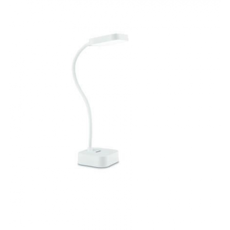 8719514443815 Lampka Biurkowa LED 5W 90lm 5000K USB Biała Rock Philips