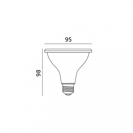 5902201382914  Żarówka do roślin LED PLANTY BIAŁA  9W E27 1200K Kobi Design