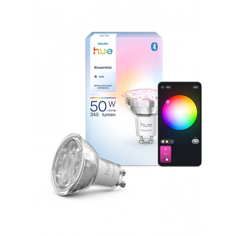 8720169392427 Essential GU10 — Inteligentny reflektor punktowy — 345 lm — 4,7 W PHILIPS HUE