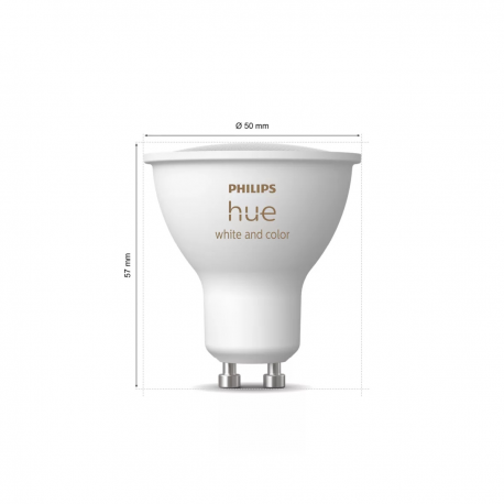 8720169374546 Zestaw startowy: 3 żarówki GU10 + regulator przyciemniania + Bridge Pro HUE PHILIPS