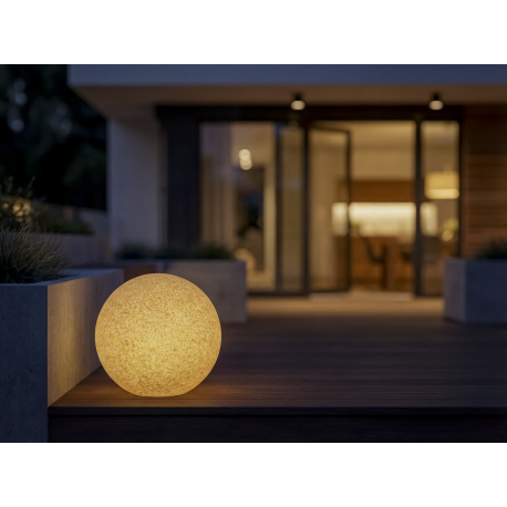 45936 KULA ogrodowa z wymiennym źródłem światła STONO 40 TRK terakota KANLUX