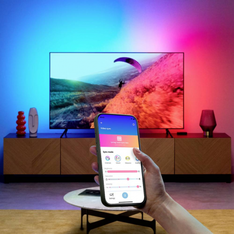 8720169078628 WiZ HDMI Sync Box z taśmą LED do TV 75"-85" WIZ PHILIPS