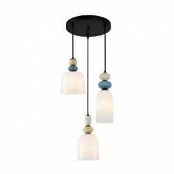 Bonata PND-36573-3-BK-WH Italux lampa wisząca