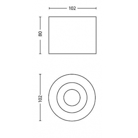 __ dostępne od ręki___ LAMPA natynkowa PHASE 53300/30/16 LAMPA NATYNKOWA LED PHILIPS jak pillar
