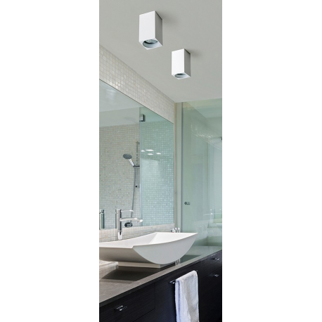 MINI SQUARE LAMPA NATYNKOWA GM4209 BIAŁA AZZARDO