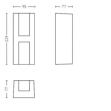 SHADOW 17351/93/P0 KINKIET OGRODOWY PHILIPS LED 1735193p0