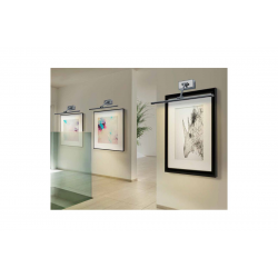 DAVINCI 48 SANDY NICKEL KINKIET LED NAD LUSTRO AZZARDO AZ2649