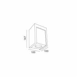 LAMPA NATYNKOWA Oprawa sufitowa LINDO KRLO KOBI GIPS