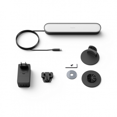 PLAY LAMPA BIURKOWA RGB CZARNA +ZASILACZ 78201/30/P7 PHILIPS HUE