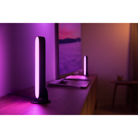 PLAY LAMPA BIURKOWA RGB CZARNA +ZASILACZ 78201/30/P7 PHILIPS HUE