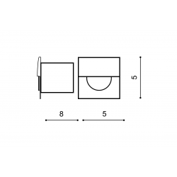 SANE FL 40 AZ2766 LAMPA OCZKO SCHODOWE LED AZZARDO