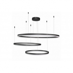 HALO 100+80+60 BK LAMPA WISZĄCA LED AZZARDO AZ4707